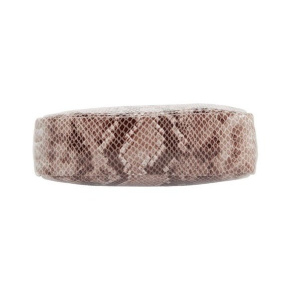 Clare V. Midi Sac Leather Crossbody Bag NWT Authentic in Grey Snake - Picture 5 of 6